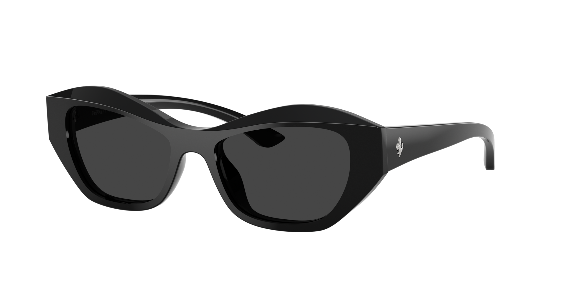 Ferrari Woman Sunglass FH2022U -  Frame color: Black Shiny, Lens color: Black