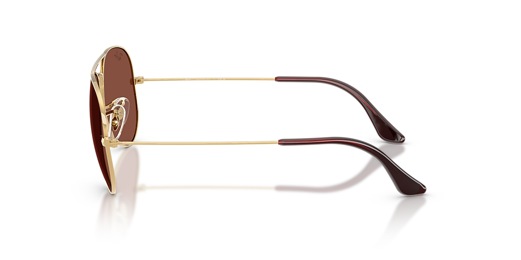 Ray-Ban Aviator Large Metal XL (58 - 14) with Red lenses and Gold
