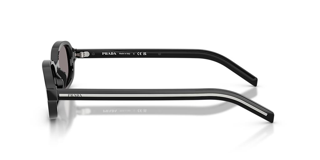 Prada PR D06S XS (50 - 20) with Grey lenses and Black frame