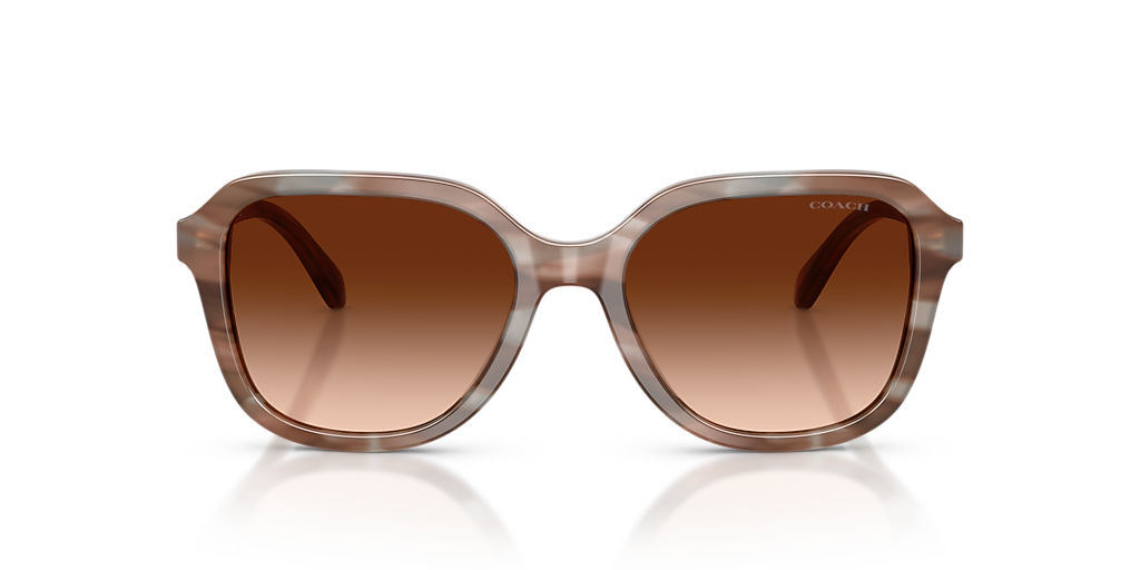 Coach Red Sand Gradient Frame Sunglasses w/ Case HC8214 L1650 547387 $197 Coach HC8214F Sunglasses | FREE Shipping - Go-Optic.com  main image 4