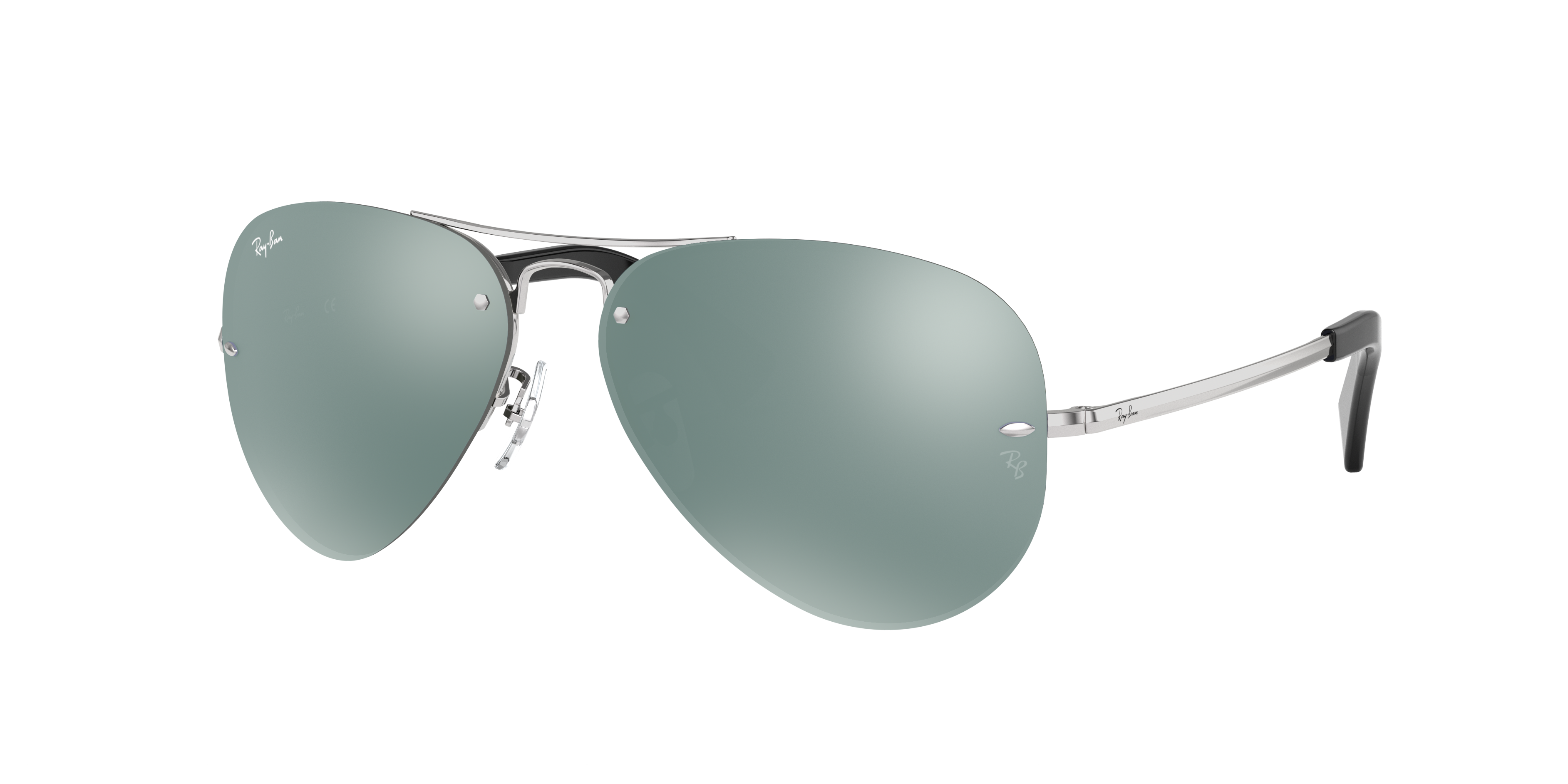 Ray-Ban Man Sunglass RB3449 -  Frame color: Silver, Lens color: Silver