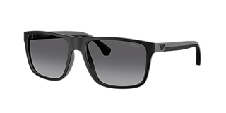 Emporio Armani EA4243 XL (56 - 18) with Grey lenses and Black
