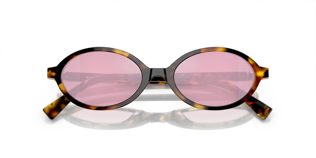 Miu Miu MU 04ZS S (50 - 18) with Red lenses and Tortoise frame