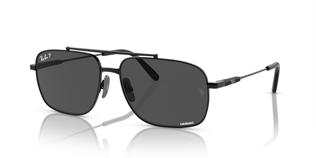 Ray-Ban Michael Titanium Polarized+ Lenses XL (59 - 15) with Grey