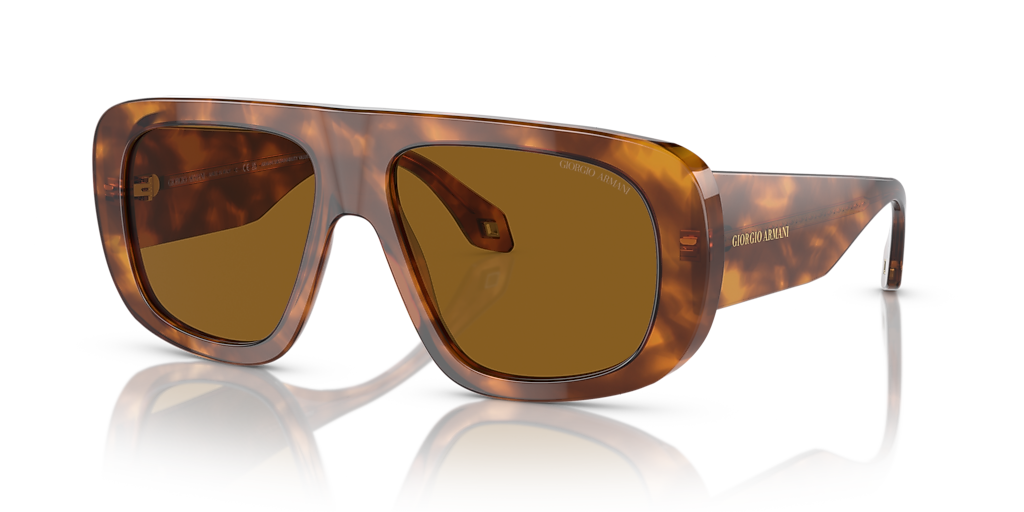Giorgio Armani AR8183 M (56 - 16) with Brown lenses and Tortoise