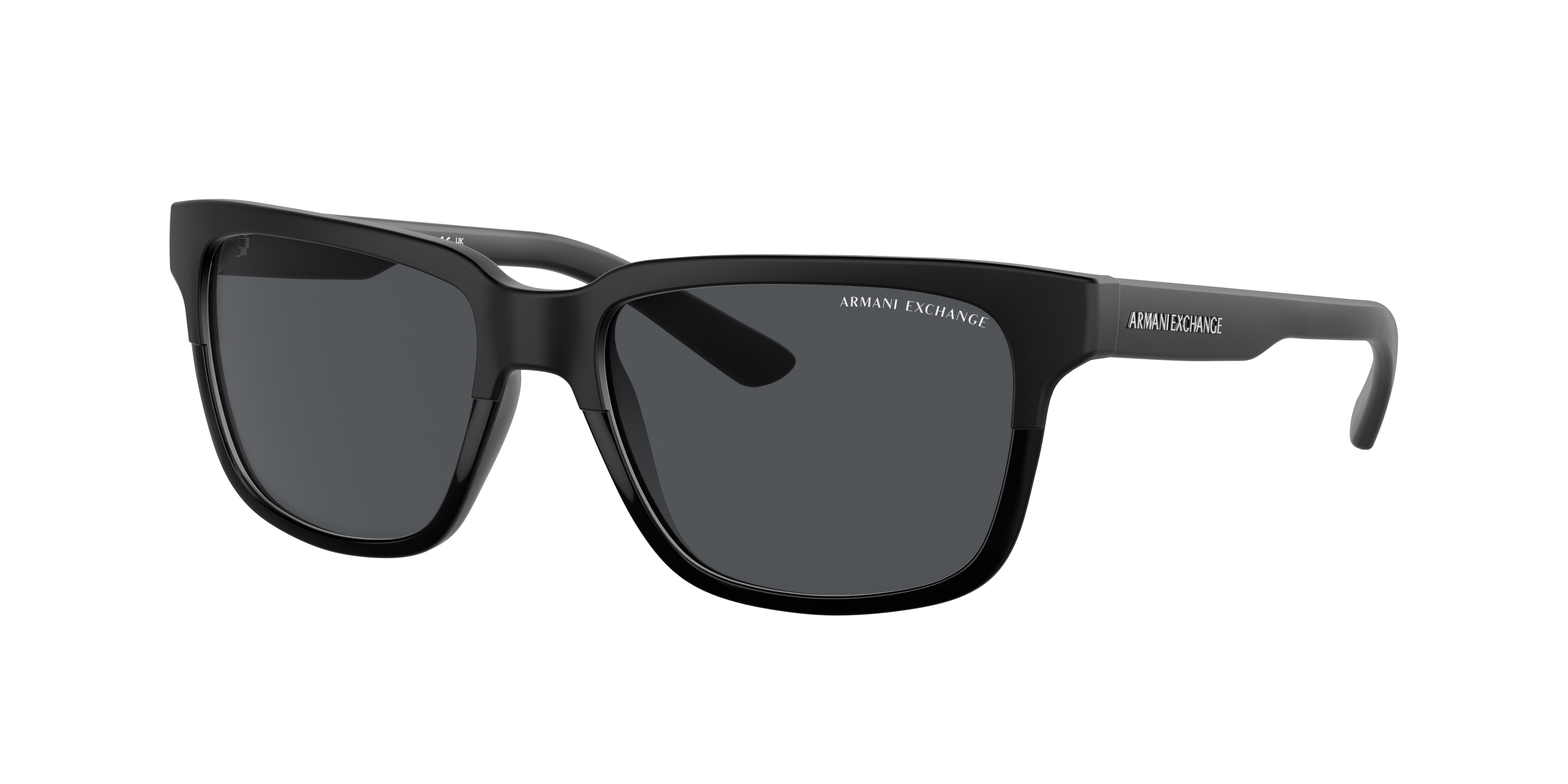 Armani Exchange AX4026S M (56 - 17) with Grey lenses and Black