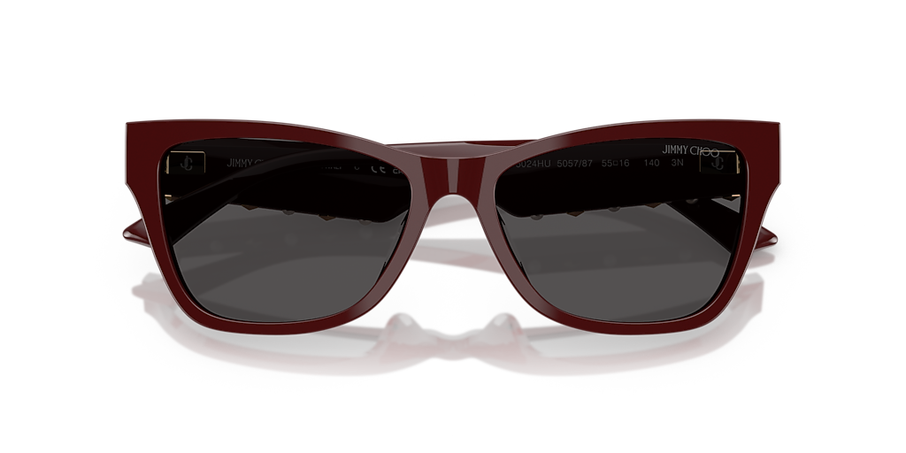 Jimmy Choo JC5024HU S (55 - 16) with Grey lenses and Red  display picture 3