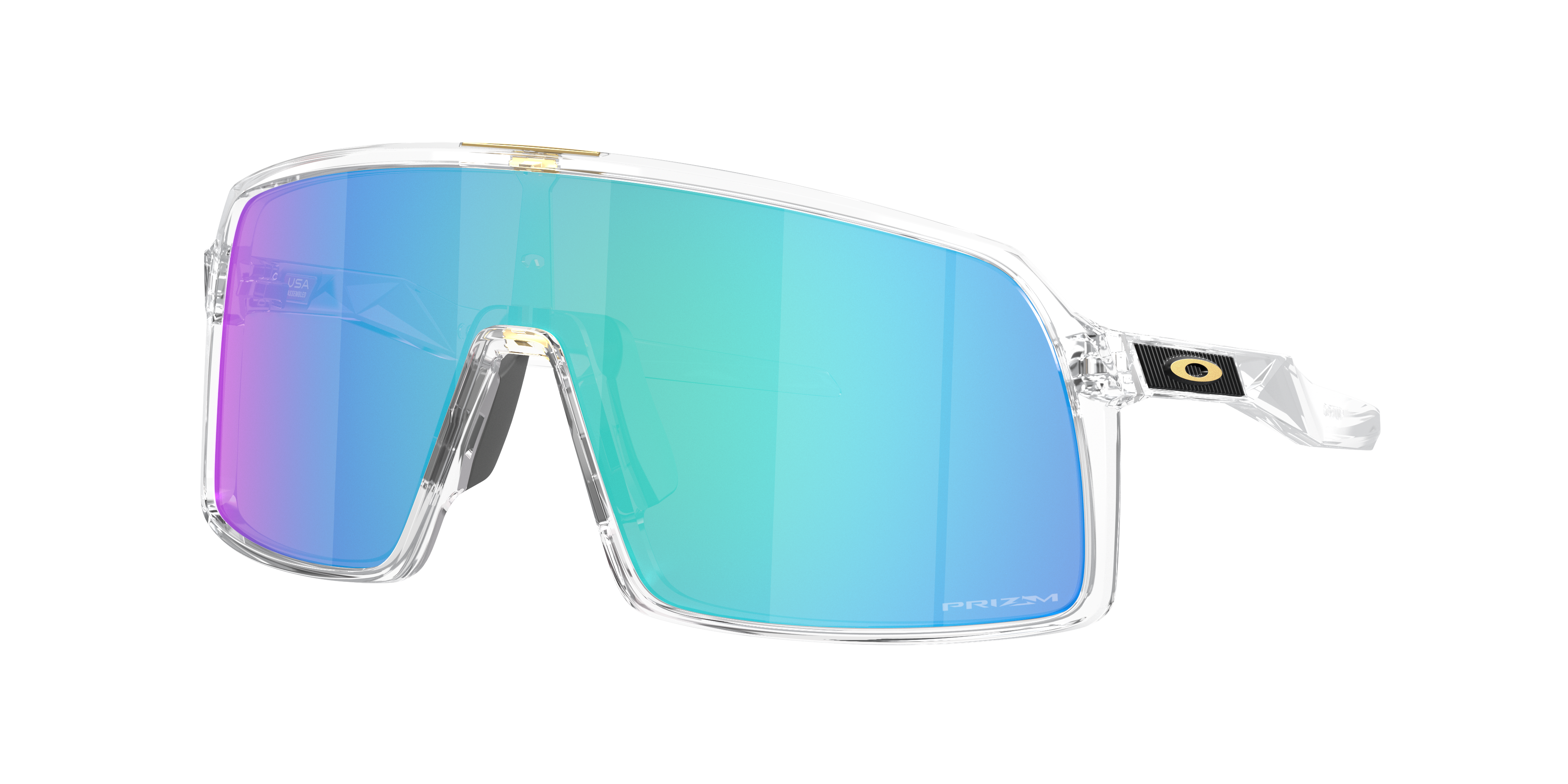 Oakley Sutro L (0 - 137) with Blue lenses and Transparent frame
