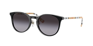 Burberry Knight XL (57 - 18) with Grey lenses and Black frame