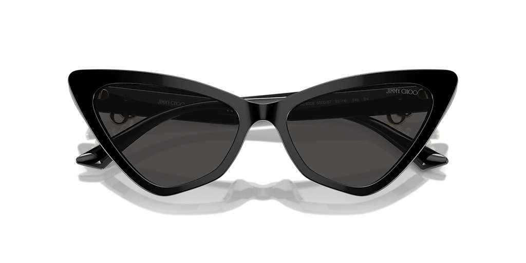 Jimmy Choo JC5008 S (55 - 16) with Grey lenses and Black frame