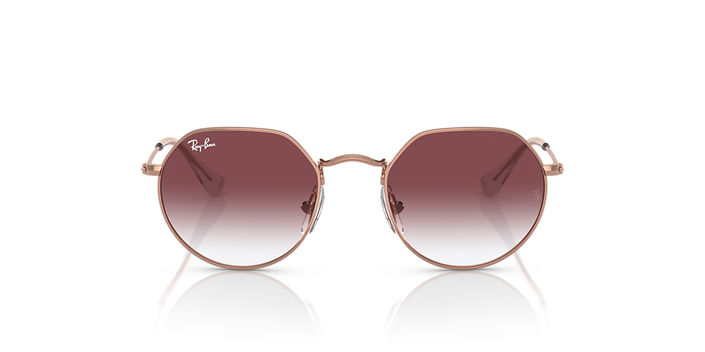 Ray-Ban Jack Kids M (47 - 19) with Violet lenses and Pink frame