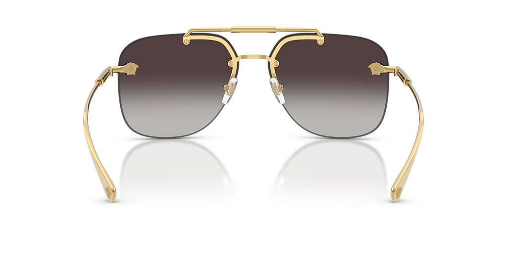 Versace VE2296 XL (60 - 14) with Grey lenses and Gold frame