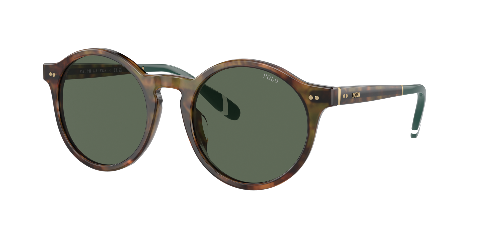 Polo Ralph Lauren Homme Sunglass PH4204U - Couleur du Monture: Écaille de tortue Marron brillant, Couleur de Lentille: Vert bouteille