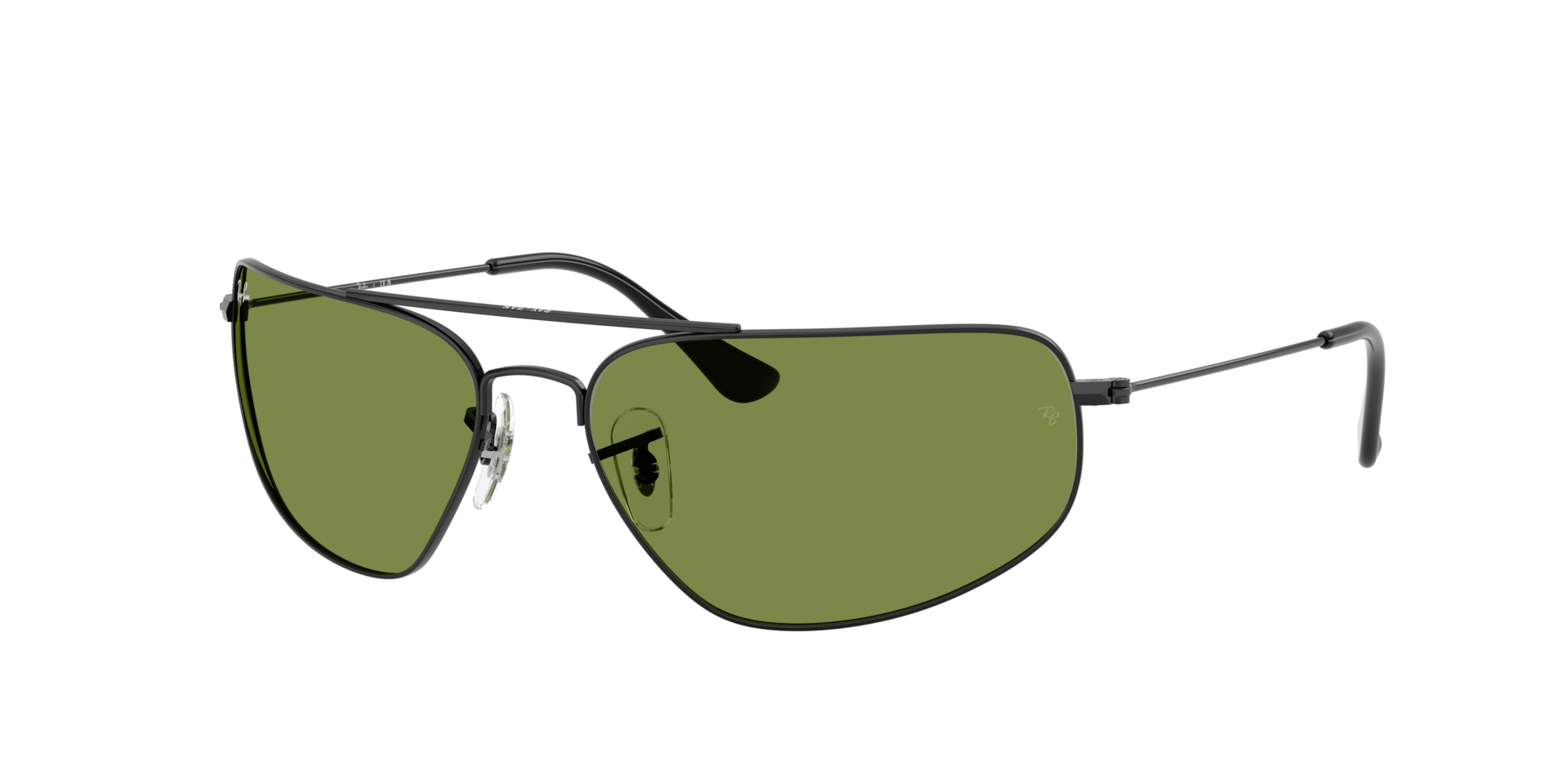 Ray-Ban Unisex Sunglass RB3780 -  Frame color: Black, Lens color: Green