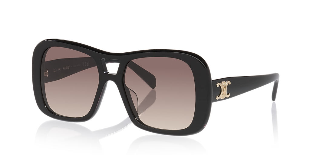 Celine Triomphe CL40331U S (55 - 17) with Grey lenses and Black
