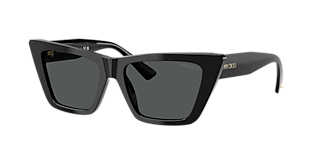 Jimmy Choo JC5029U S (54 - 18) with Grey lenses and Black frame