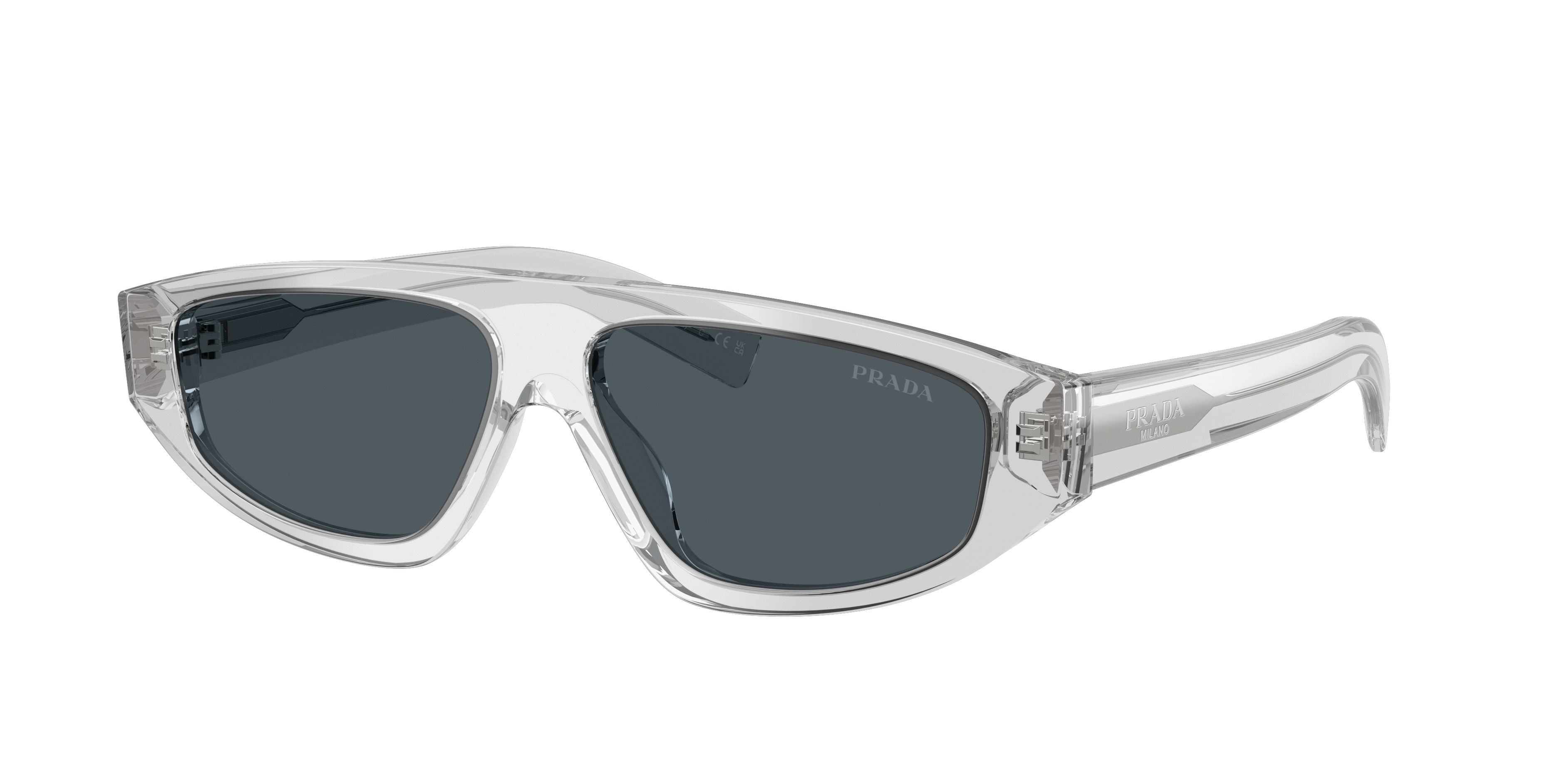 Prada PR C02SF M (58 - 12) with Grey lenses and Grey frame