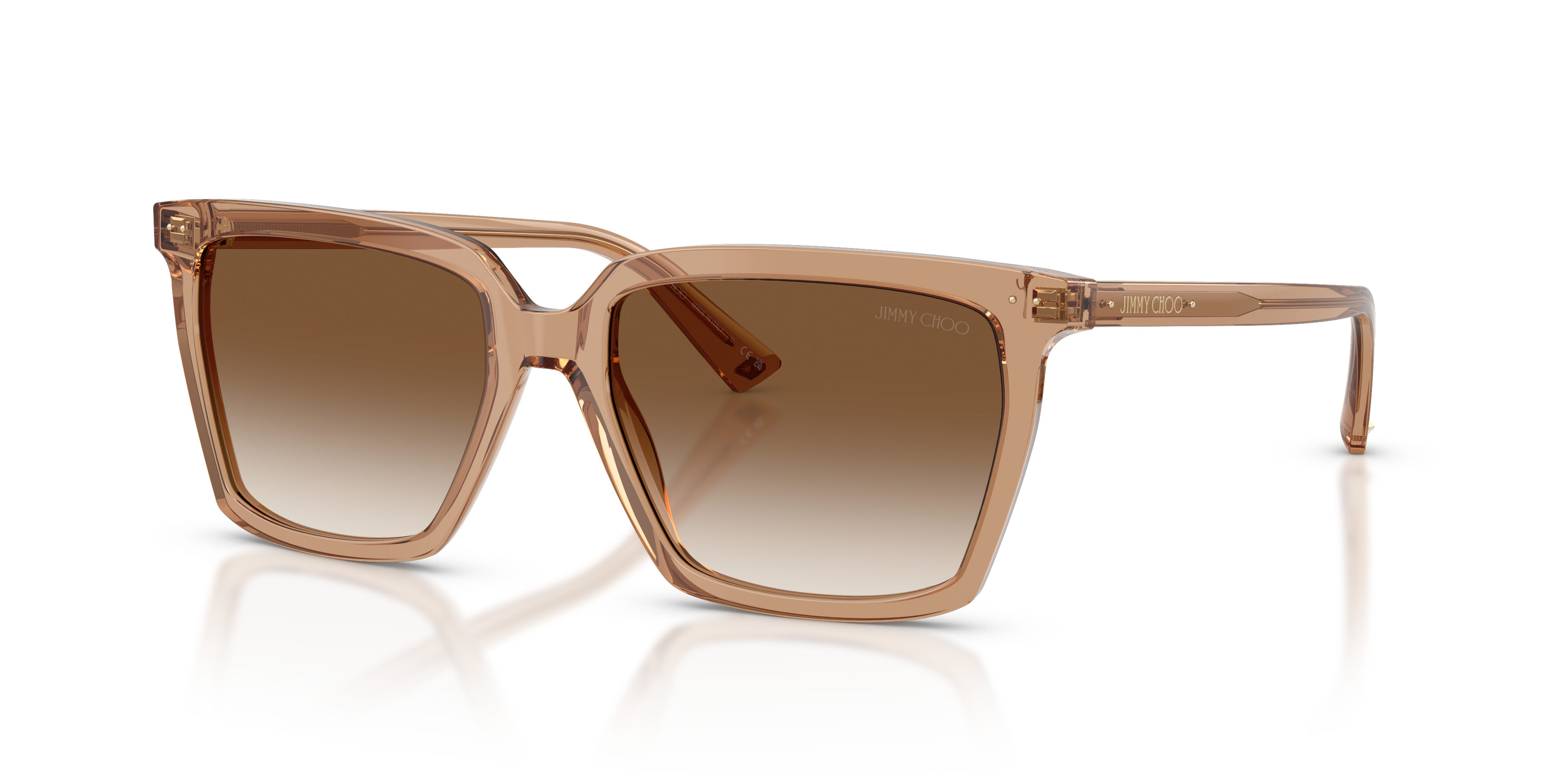 Jimmy Choo JC5051 M (55 - 17) with Brown lenses and Brown frame