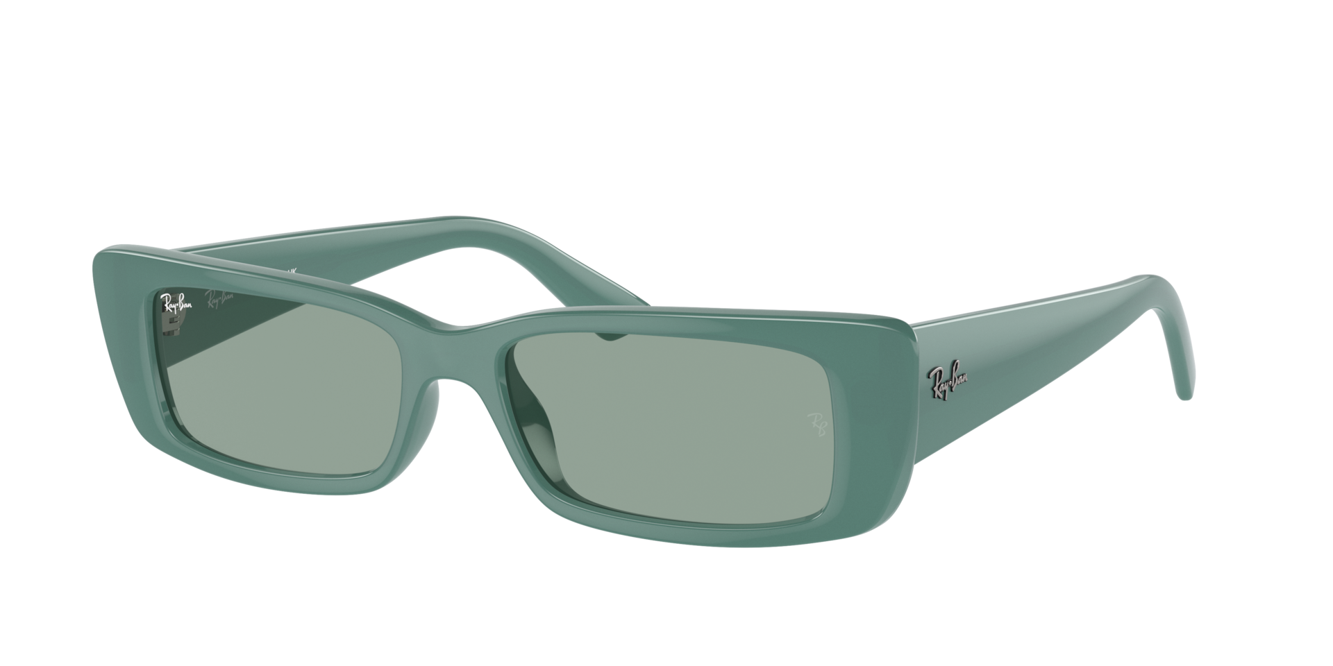 Ray-Ban Unisex Sunglass Teru Bio-Based -  Frame color: Algae Green, Lens color: Petrol Green