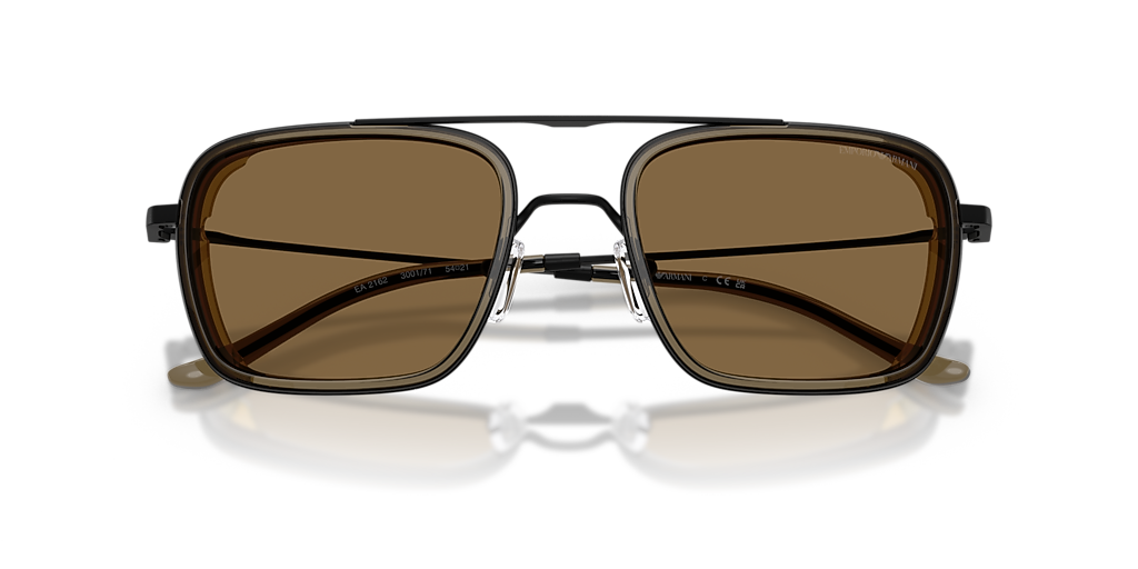 Emporio Armani EA2162 XL (54 - 21) with Green lenses and Black