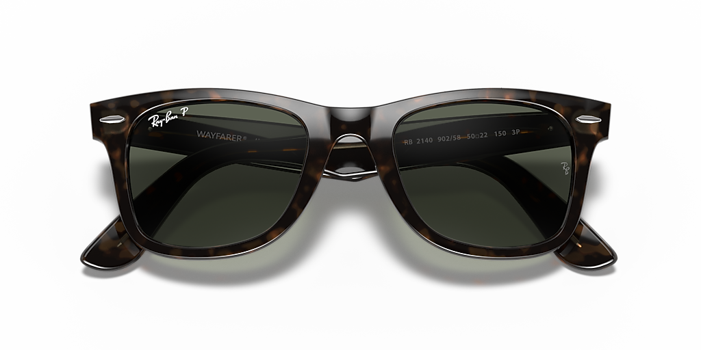 Ray-Ban Original Wayfarer Classic L (50 - 22) with Green lenses
