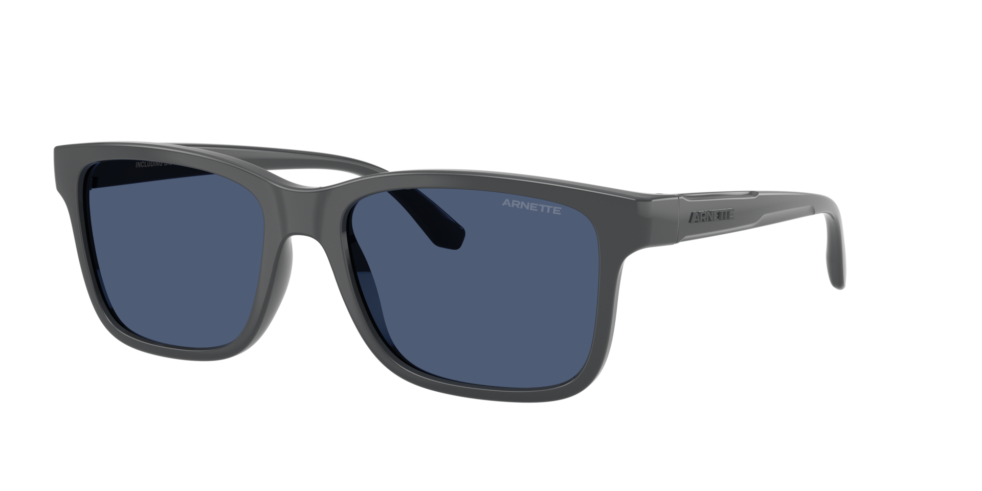 Arnette Mann Sunglass AN4378 - Rahmenfarbe: Dunkelgrau, Linsenfarbe: Dunkelblau