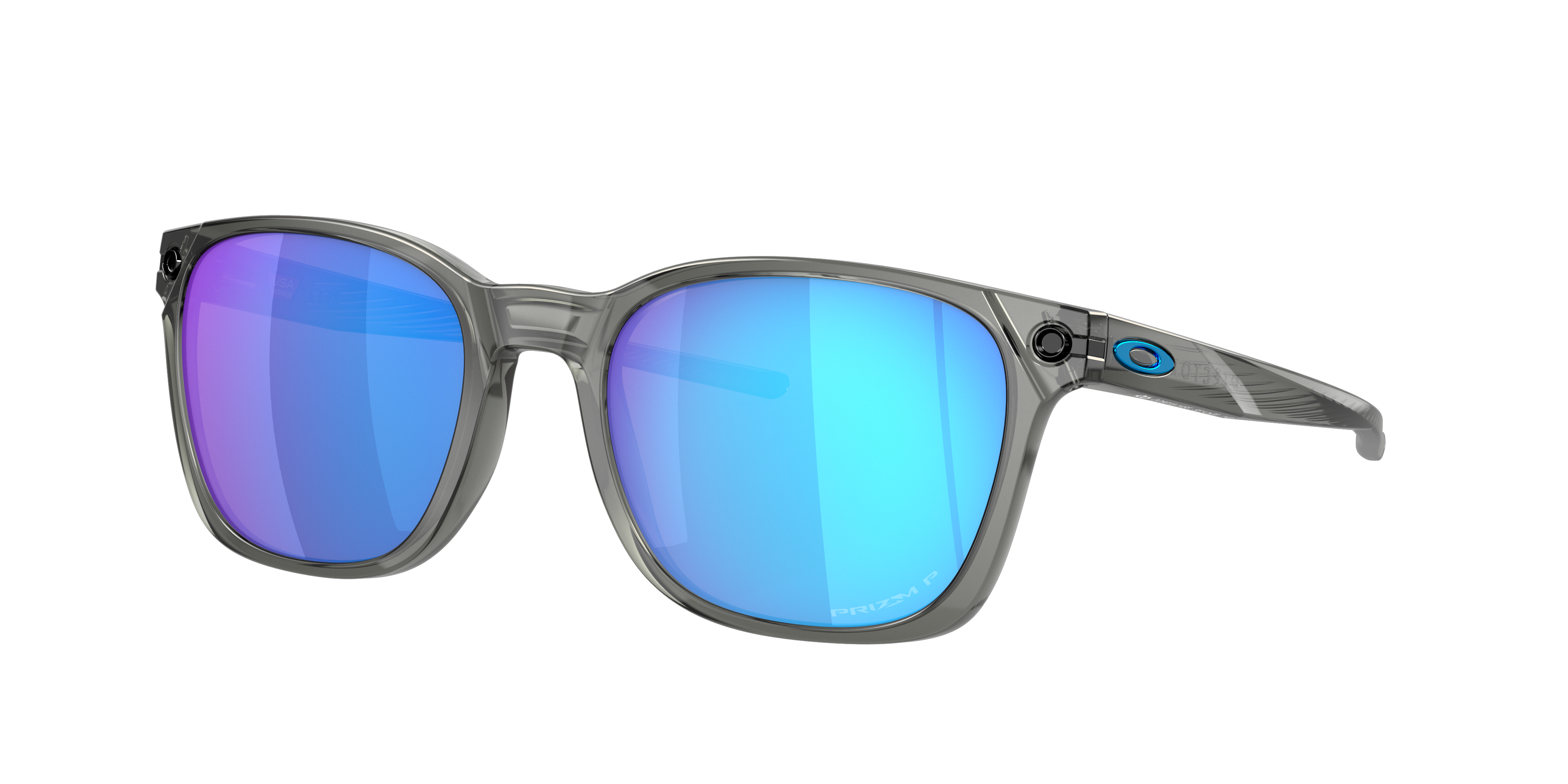 使用少ない　美品オークリー　OJECTOR oo9018-0555 純正偏光 Oakley Ojector L (55 - 20) with Blue lenses and Grey frame