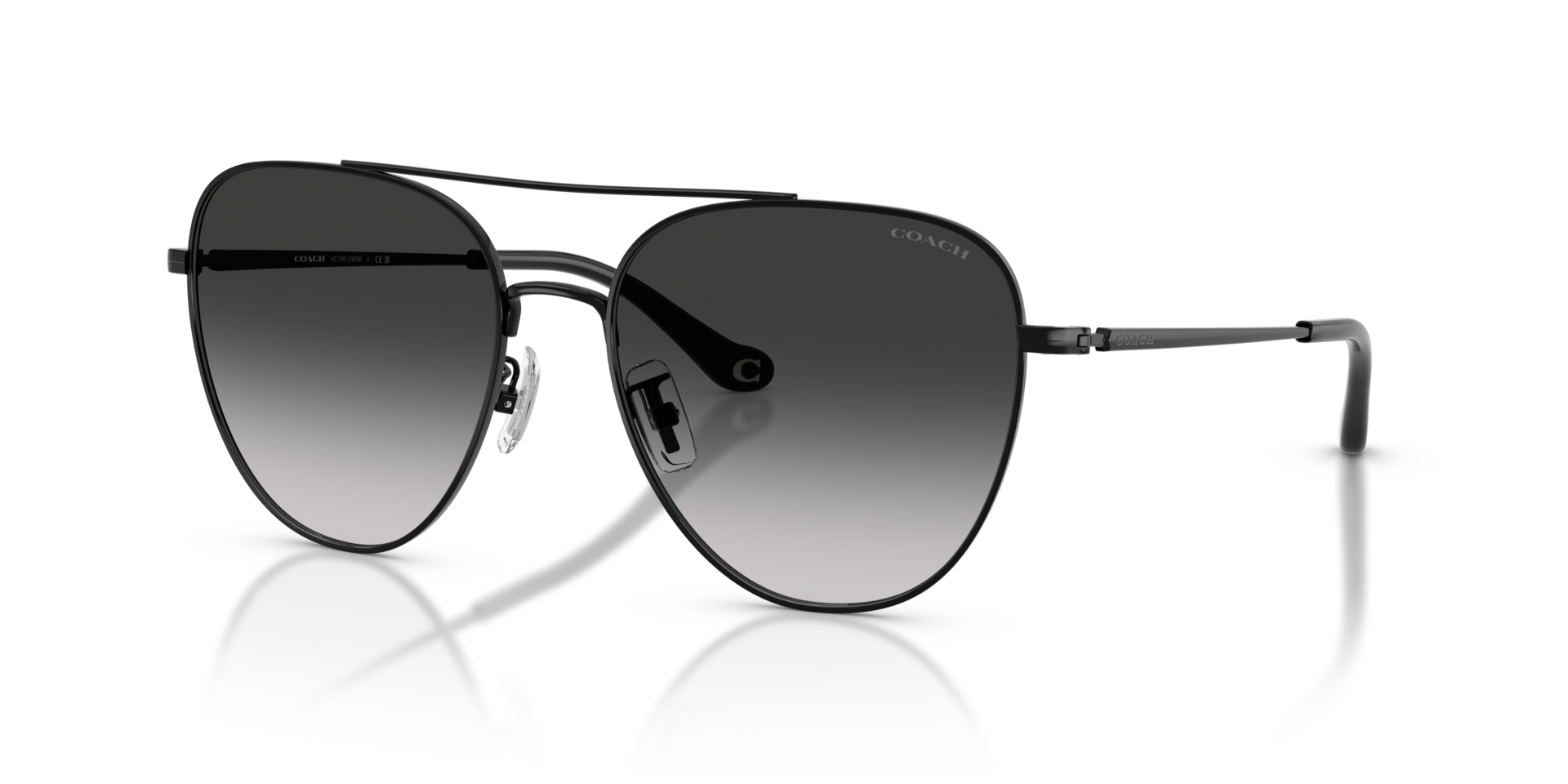 Coach CBZ89 XL (56 - 17) with Grey lenses and Black frame