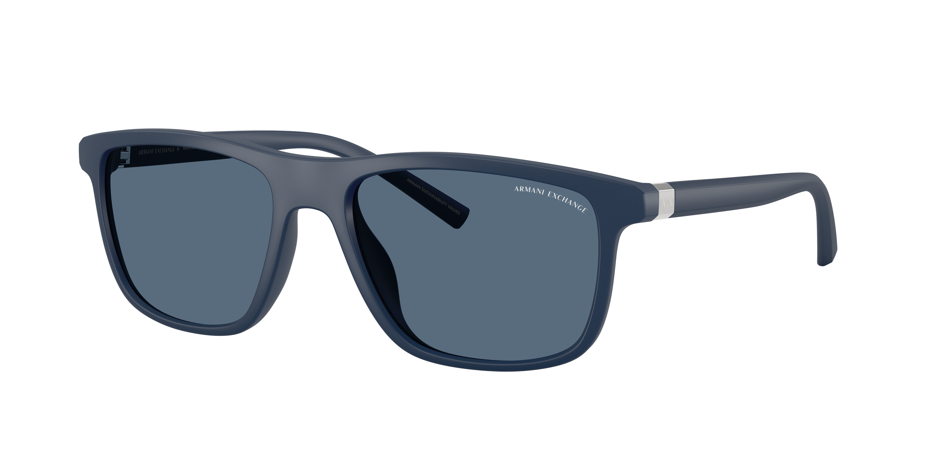 Armani Exchange Man Sunglass AX4167SU -  Frame color: Matte Blue, Lens color: Dark Blue