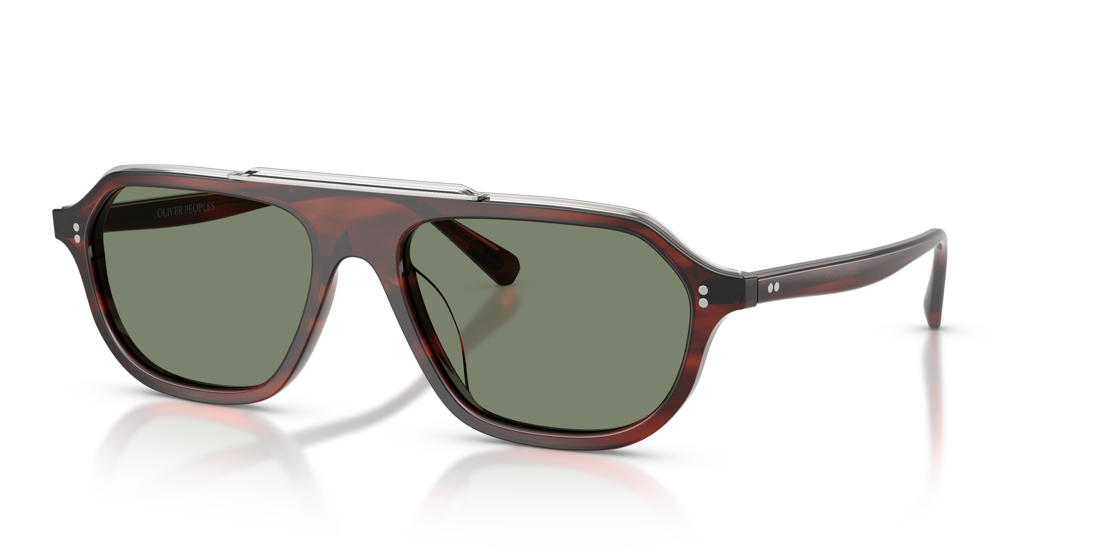 オウ Oliver Peoples OV5613SU Estin XXL (58 - 18) com Lentes Cinza e