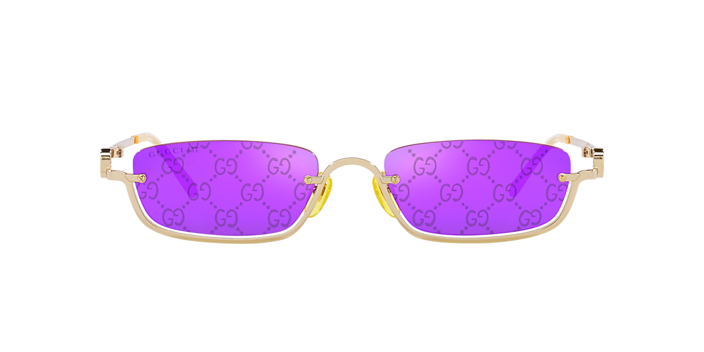 Gucci GG1278S M (55 - 19) with Violet lenses and Gold frame