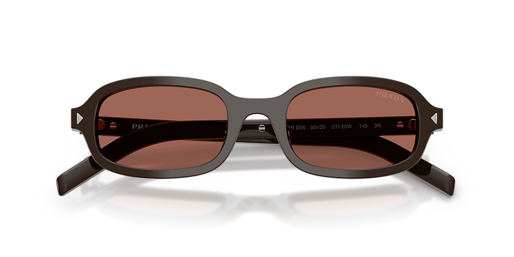 Prada PR D06S XS (50 - 20) with Brown lenses and Brown frame
