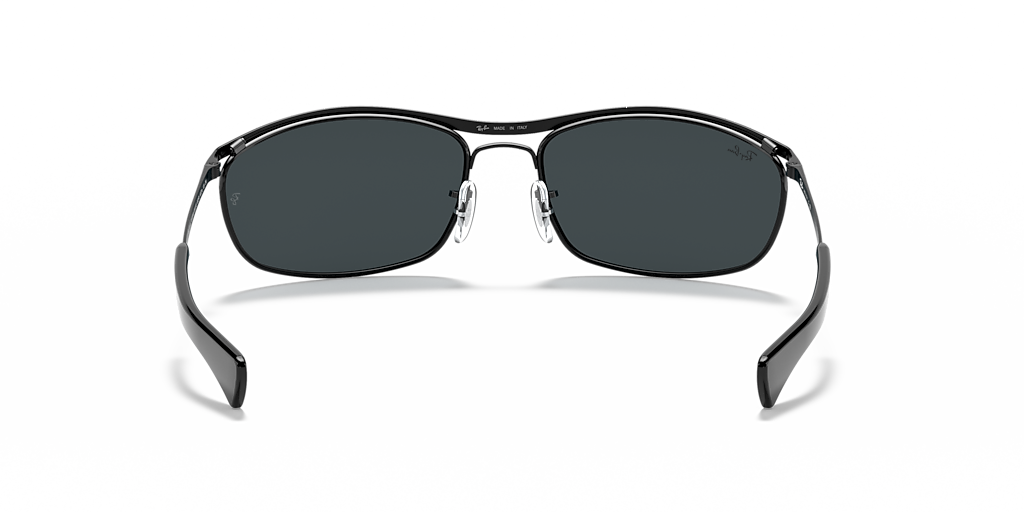 Ray-Ban Olympian I Deluxe L (62 - 18) with Blue lenses and Black