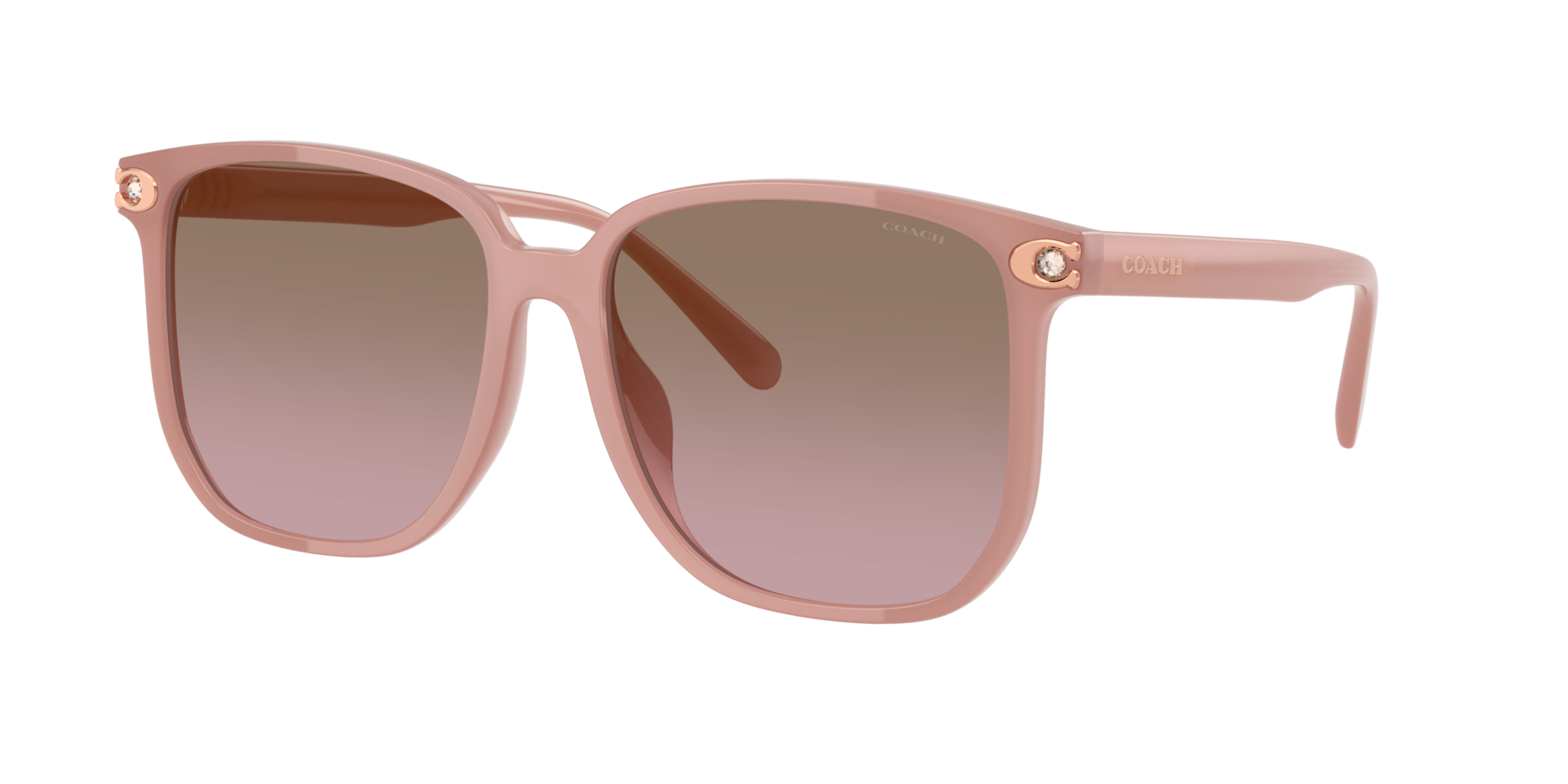 Coach Femme Sunglass CW419 - Couleur du Monture Buff laiteux Couleur de Lentille Dgrad Rose Marron 69 €
