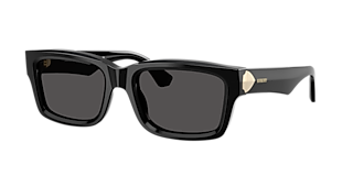 Burberry BE4446D XL (57 - 20) with Grey lenses and Black frame