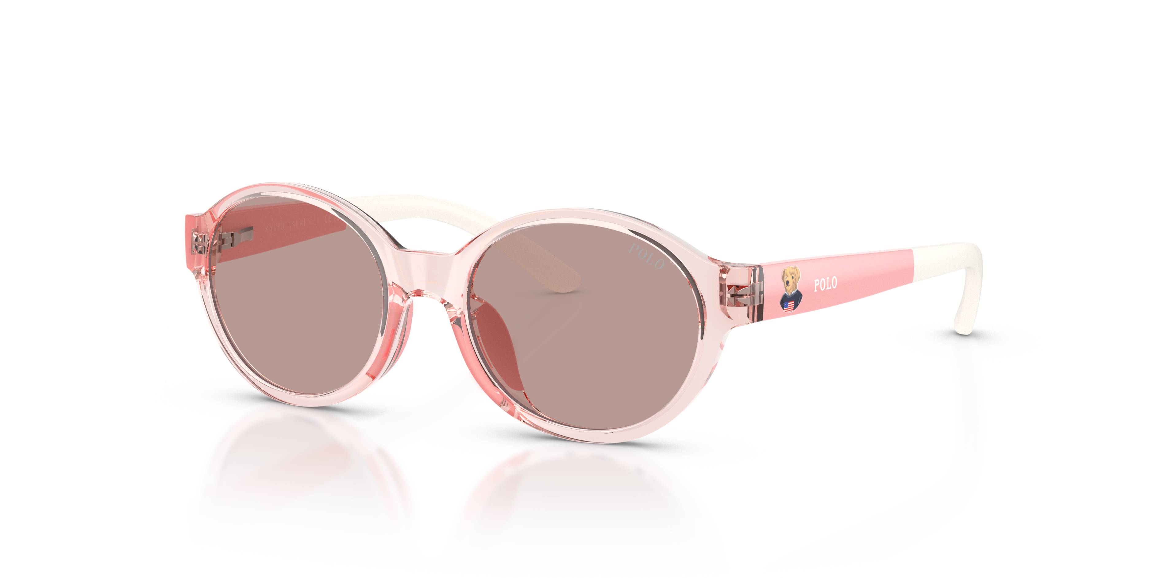 Polo Ralph Lauren PP9510U XS (45 - 16) with Brown lenses and Pink