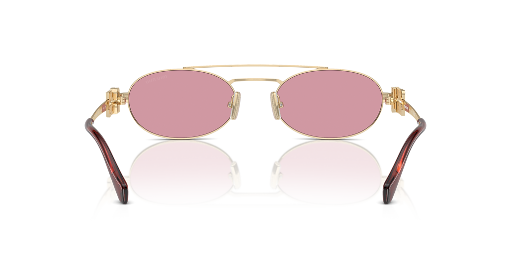 Miu Miu MU 54ZS M (53 - 19) with Pink lenses and Gold frame