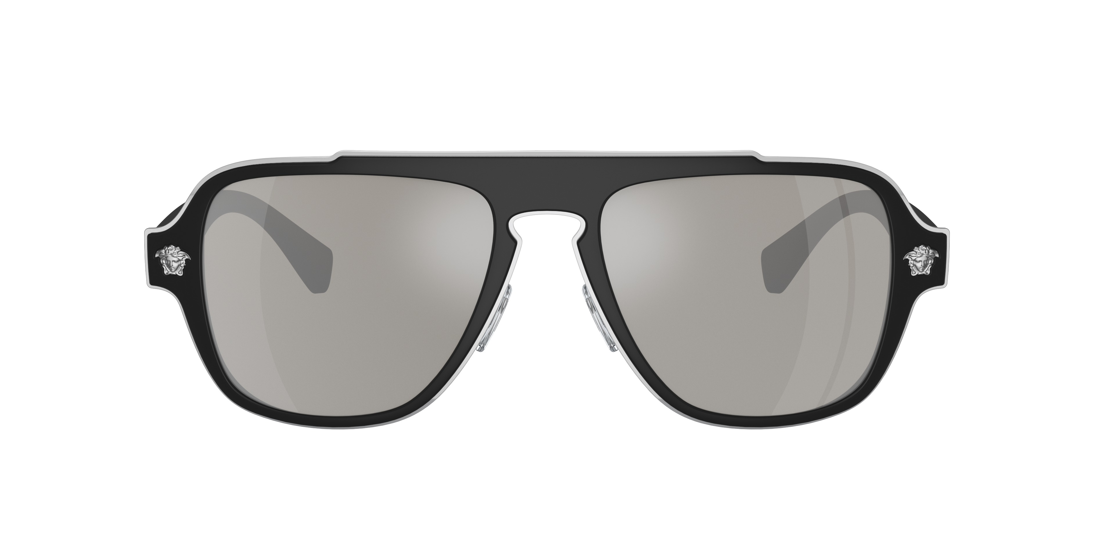 VERSAGEセット Versace VE2199 XL (56 - 18) with Silver lenses and Black frame