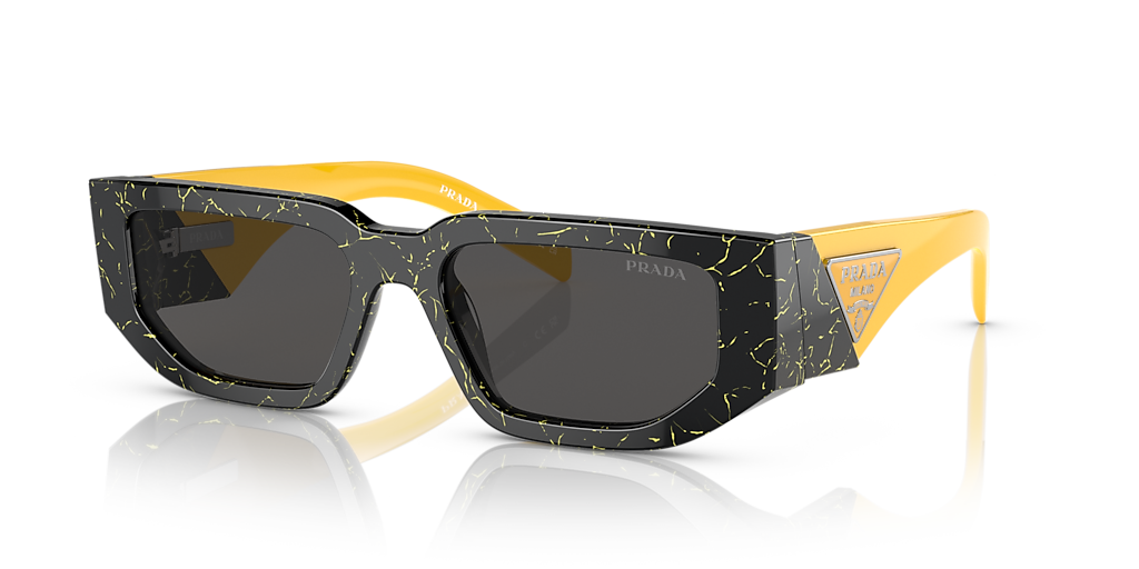Prada PR 09ZS M (54 - 18) with Grey lenses and Black frame
