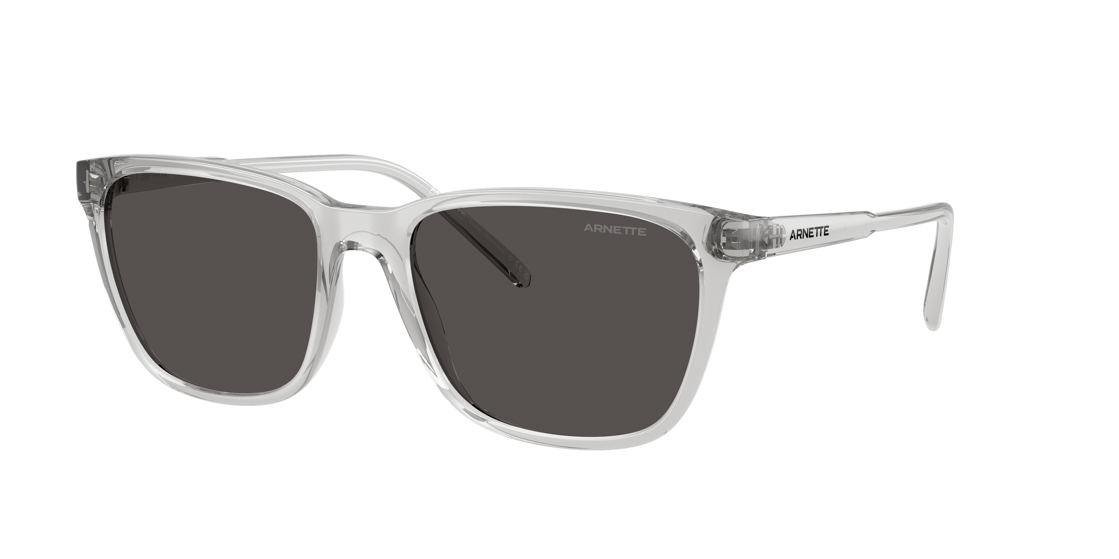 Arnette Man Sunglass Cortex -  Frame color: Transparent Light Grey, Lens color: Dark Grey