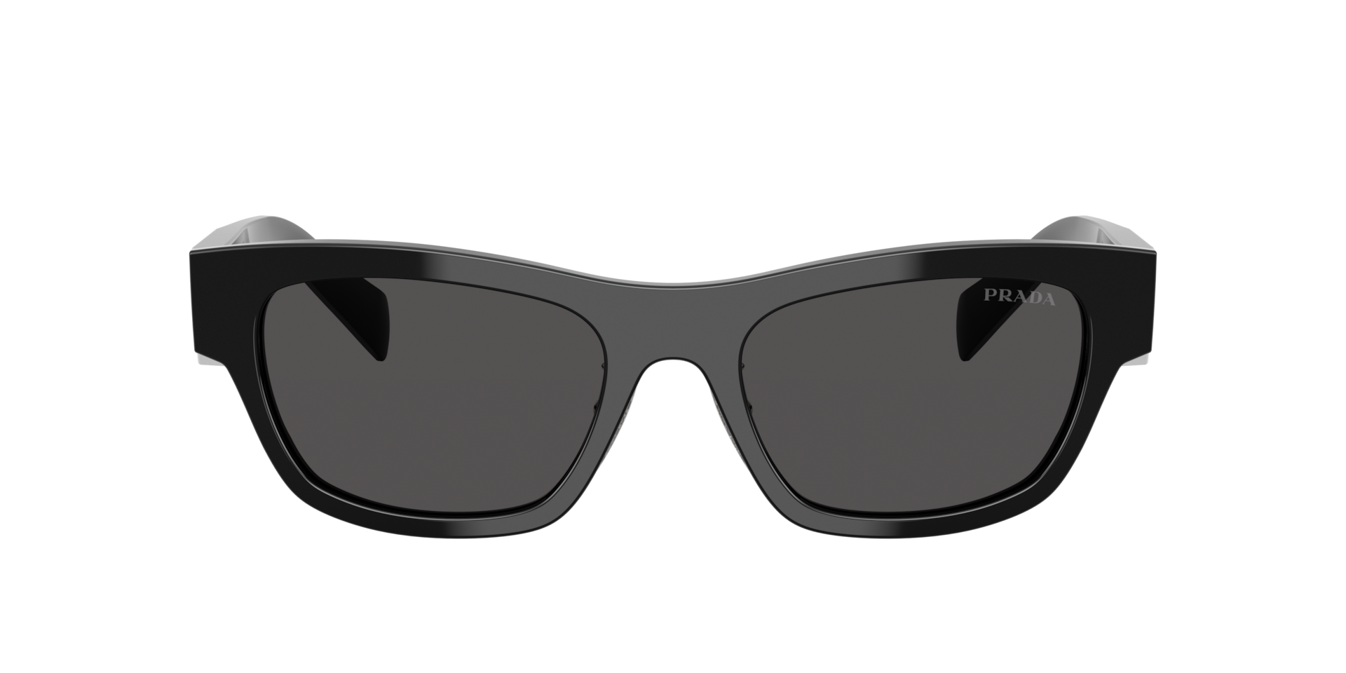 Prada PR B09SF M (53 - 19) with Grey lenses and Black frame