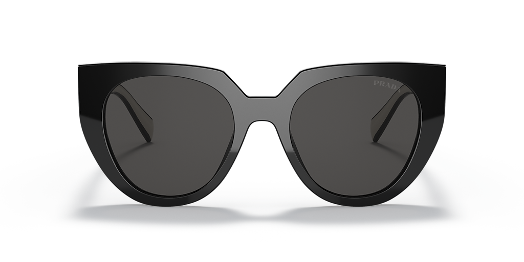 Prada PR 14WSF M (53 - 19) with Grey lenses and Black frame