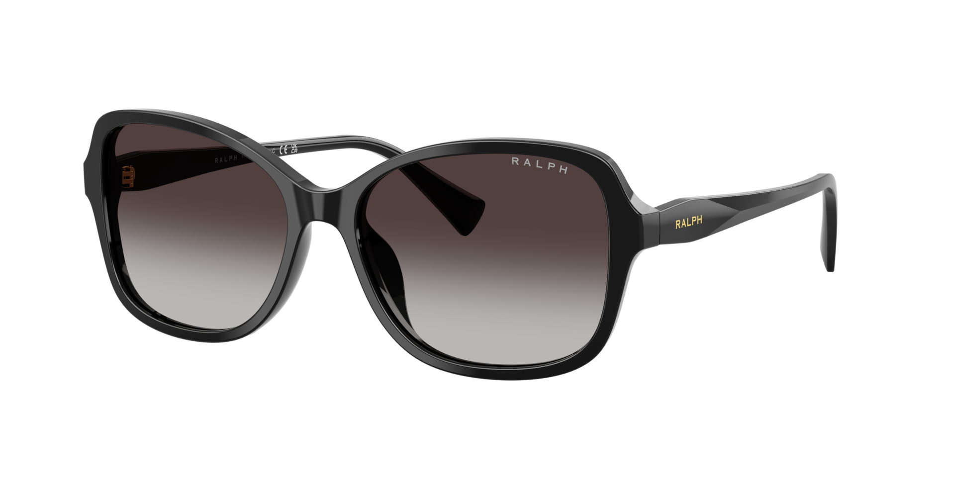 Ralph Lauren Black/Grey Ra5351u 50018G Woman Sunglasses Acetate Squared Normal Nuanced - Image 4