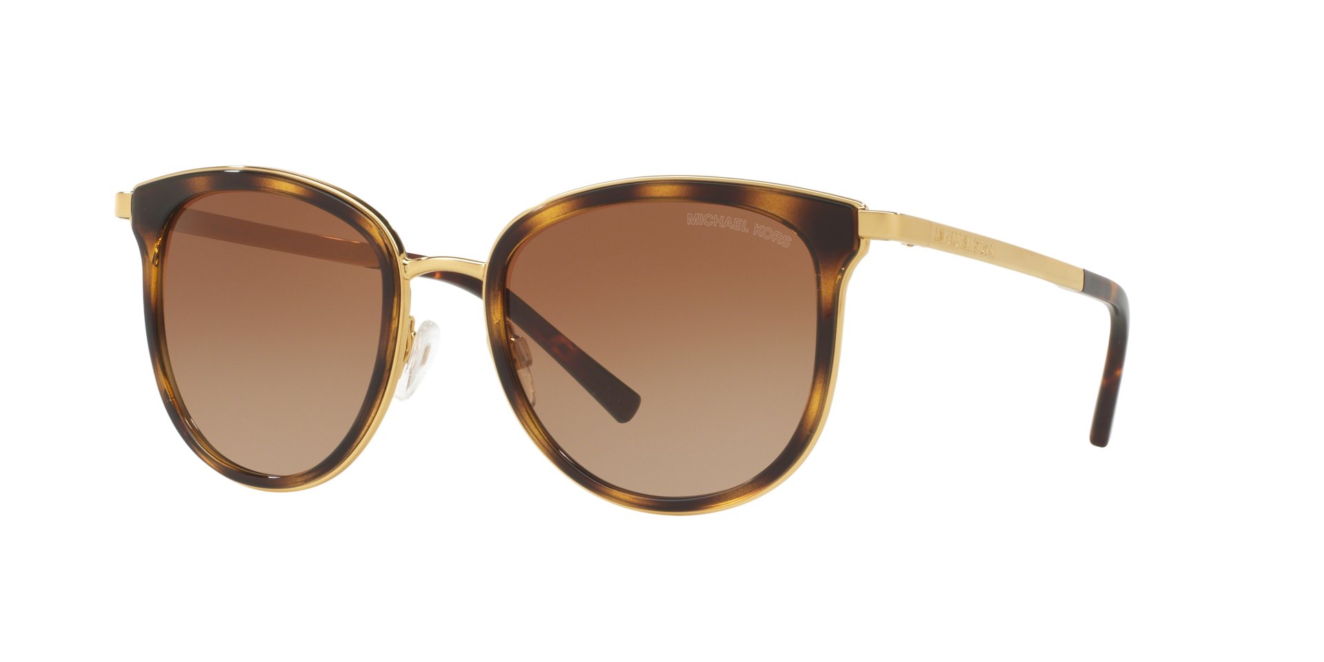 Michael Kors Femme Sunglass Adrianna I - Couleur du Monture caille de tortue fonceOr Couleur de Lentille Dgrad marron 83 €