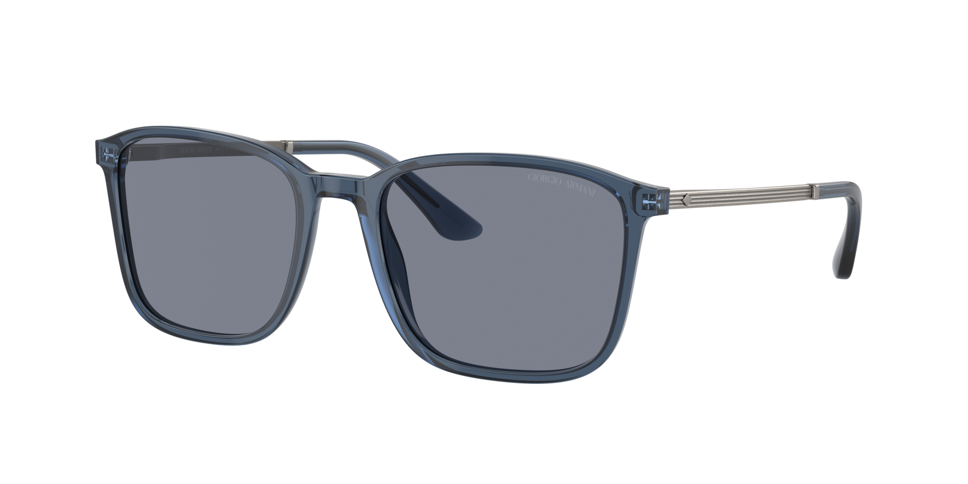Giorgio Armani Homme Sunglass AR8197 - Couleur du Monture Transparent Bleu Couleur de Lentille Bleu 153 €
