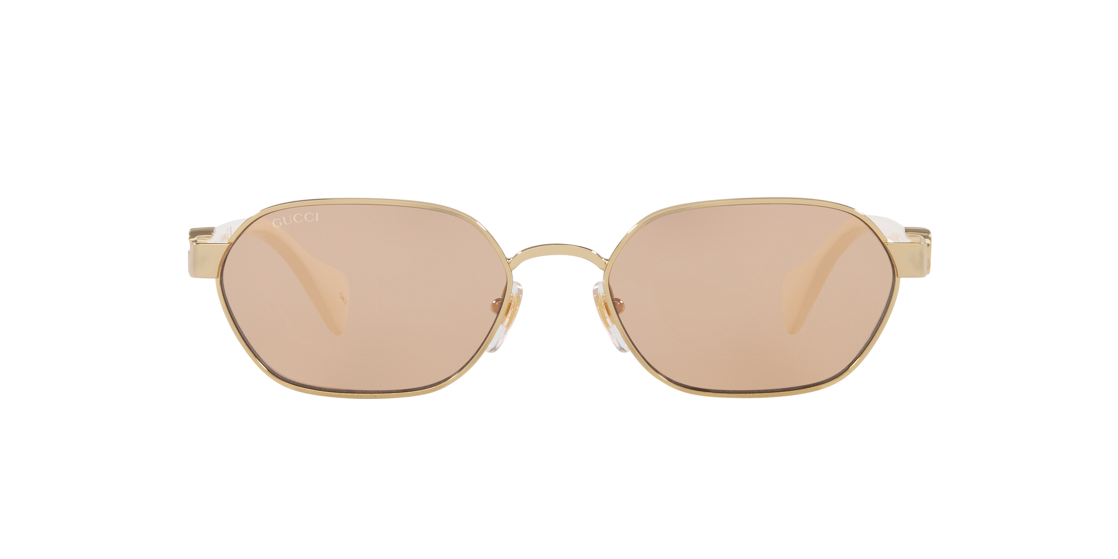 Gucci GG1593S L (56 - 18) with Pink lenses and Gold frame