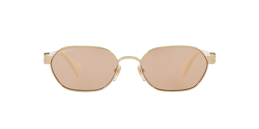 Gucci GG1593S L (56 - 18) with Pink lenses and Gold frame