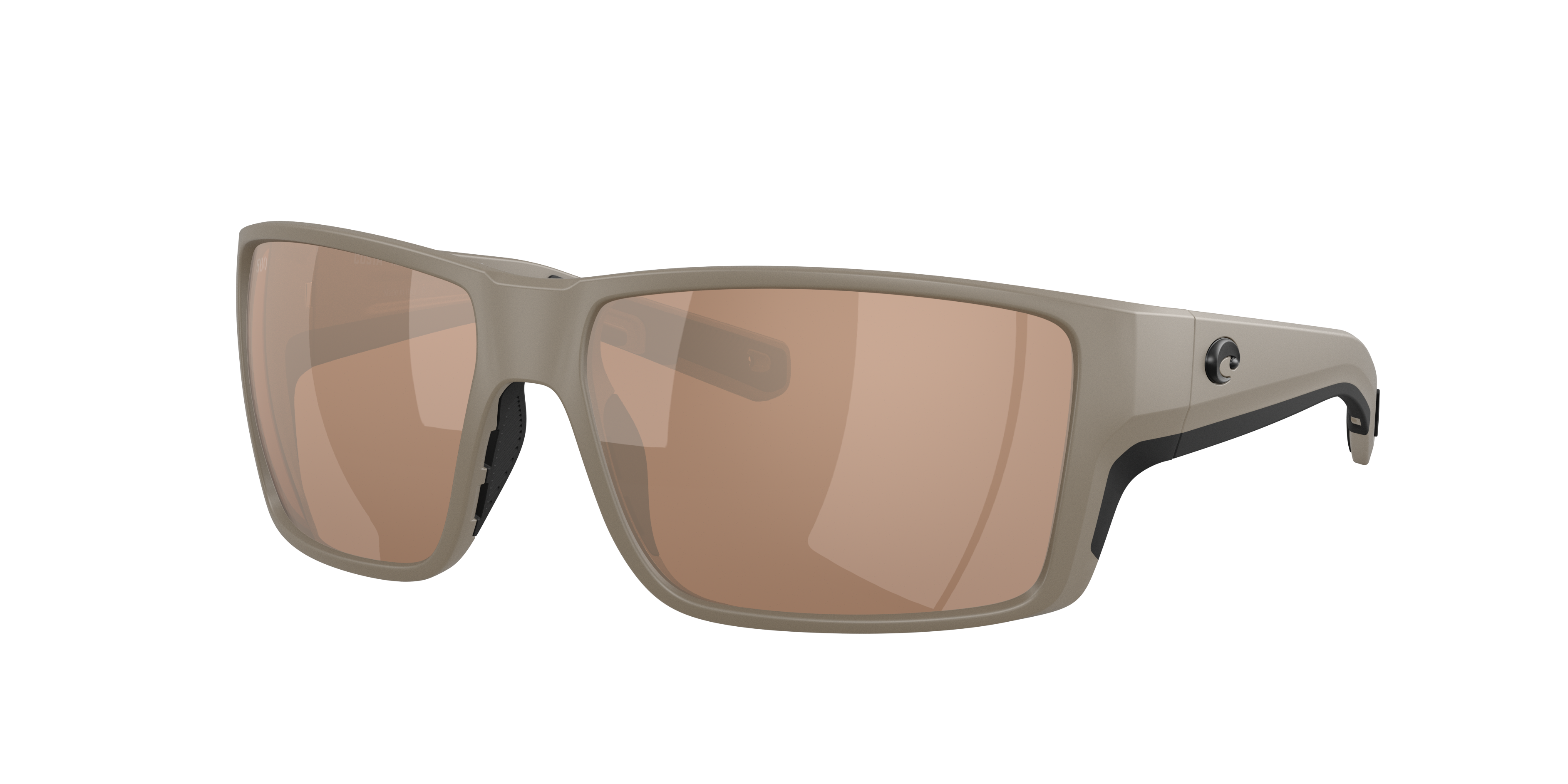 Costa Man Sunglass Reefton PRO -  Frame color: Matte Sand, Lens color: Copper Silver Mirror