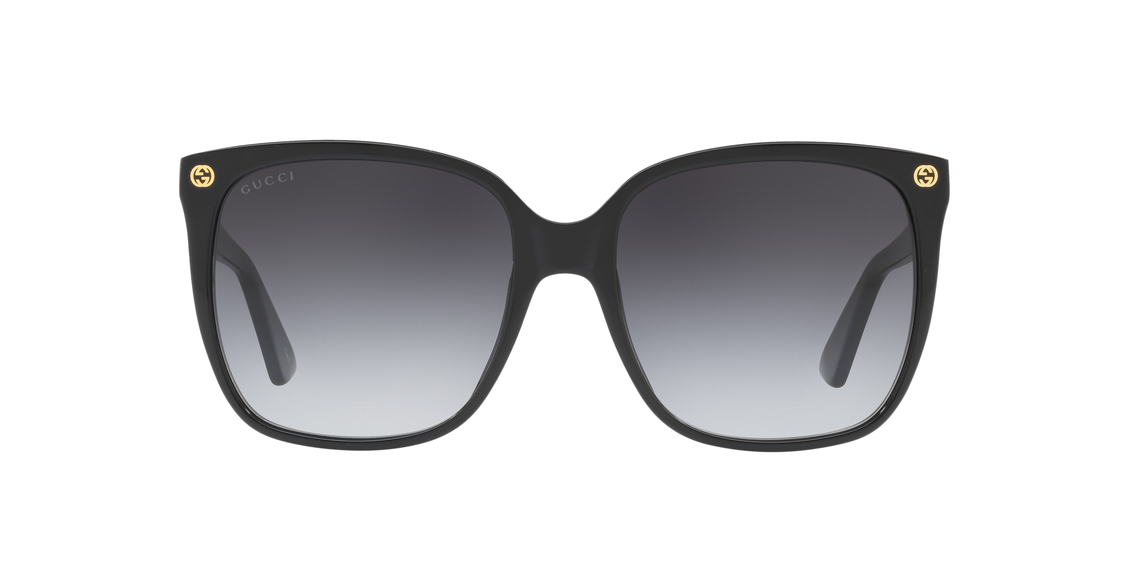 Gucci GG0022S L (57 - 18) with Grey lenses and Black frame