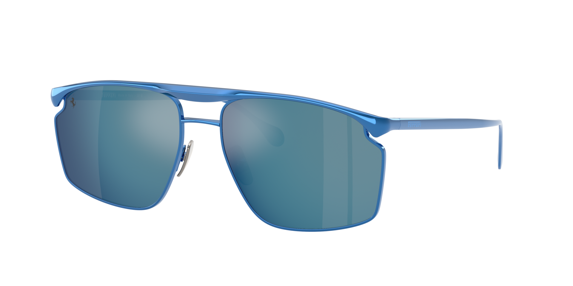 Ferrari Homme Sunglass FH1017 - Couleur du Monture Bleu Couleur de Lentille Effet miroir bleu 250 €